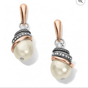 Brighton Neptune’s  Ring’s Pearl Teardrop Earrings. Wore Once